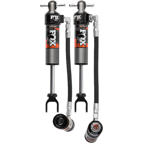 Front Shock, Fox Performance Elite Series 2.5 Reservoir Shock (Pair), Adjustable, 1.5 - 2.5 INCH Lift. 