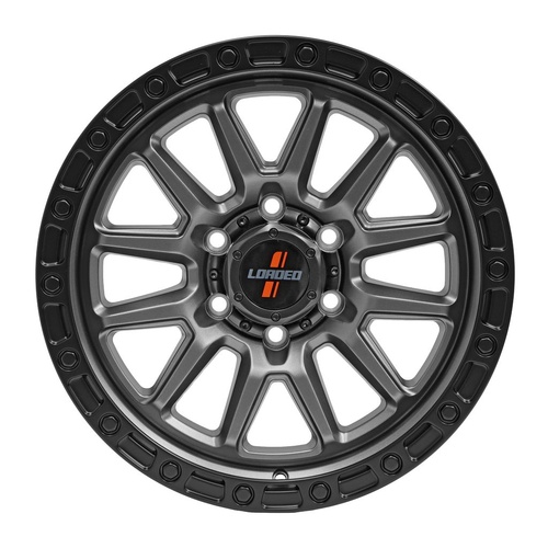 17X8.5 6/114.3 18P 66.1 Loaded Stockton Grey/Blk 1675Kg